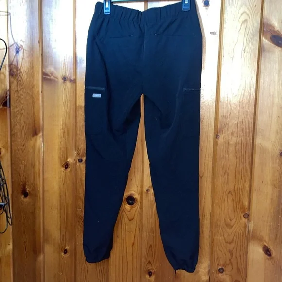 Zomora black fig scrub pants size XS doctors nurse scrub pants work wear women’s - Picture 6 of 10